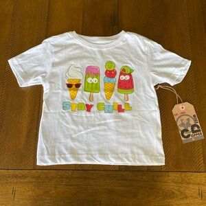 NWT Copper Denim 6 Stay Chill Ice Cream T Shirt